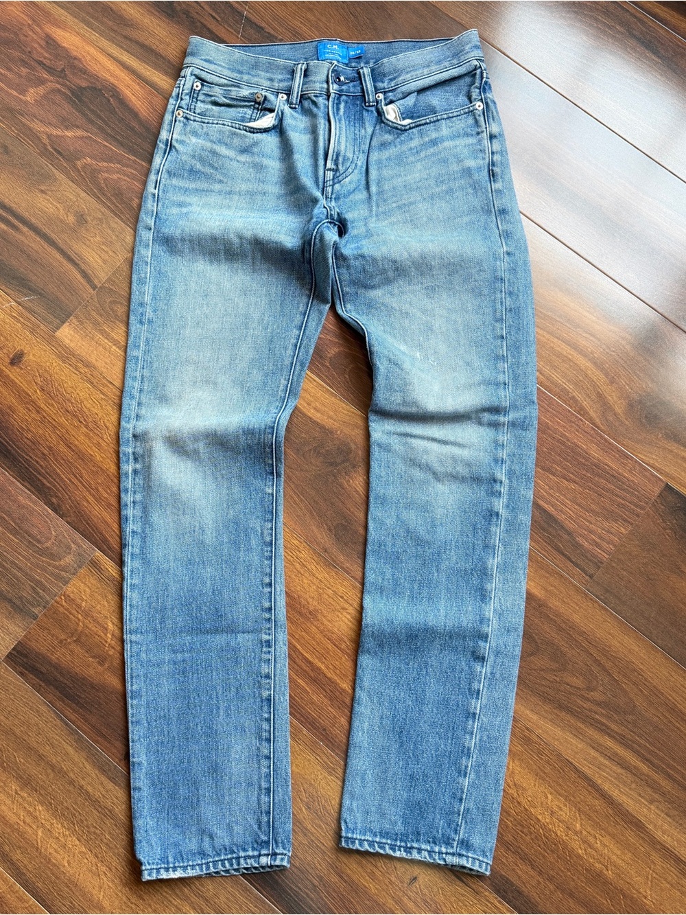 Club Monaco Nihon Menpu Japanese Indigo Jeans 29x32 Light Wash Denim